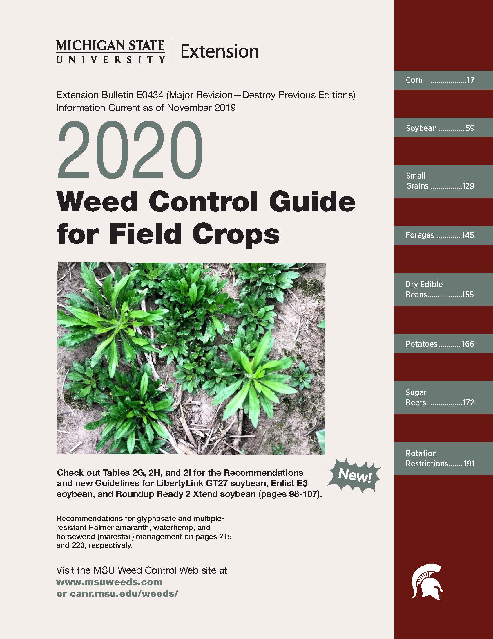 2020 Weed Control Guide Weeds
